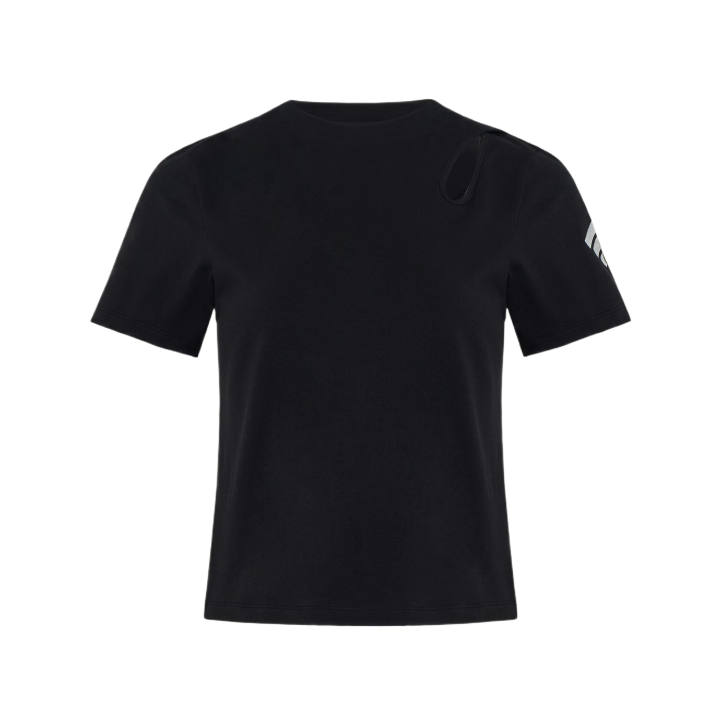 Adidas Adidas T Shirts Women's Black Crew Neck