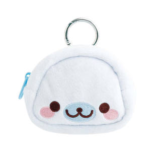 SAN-X SAN X Polyester Coin Purse Mini Unisex White