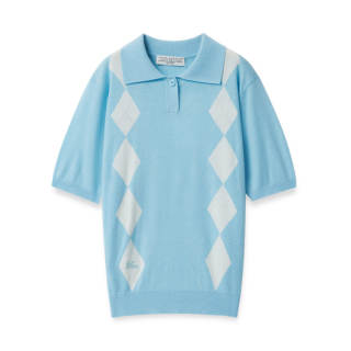PANE Spring Summer Polo Shirt Women's Blue