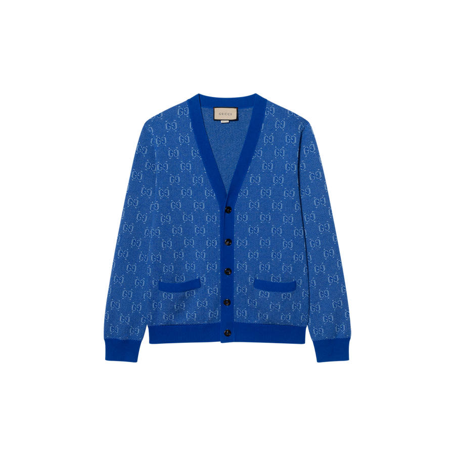 GUCCI Gg Jacquard Cardigan