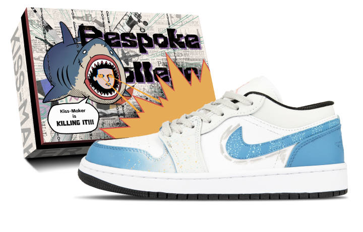 Jordan Jordan Air Jordan 1 Leather Classic And Versatile Cushioning Slip Resistant Abrasion Resistant Low top