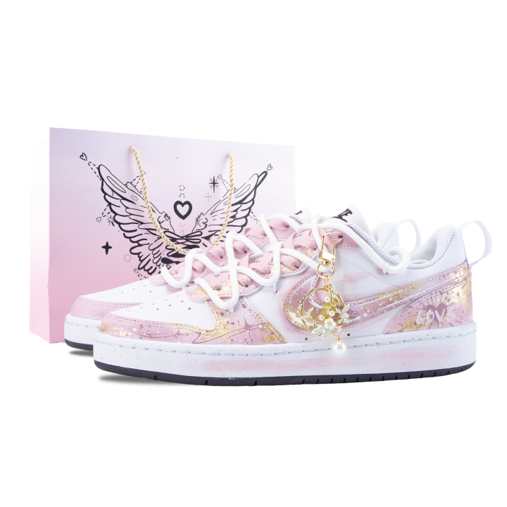 Nike Nike Court Borough Spring Palace Adorned With Jade Abrasion Resistant Slip Resistant Low top Skateboard Shoes