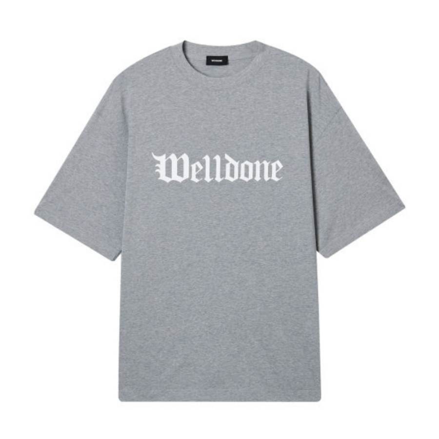 WE11DONE WE11DONE T Shirts Women's Gray Crew Neck Moderate