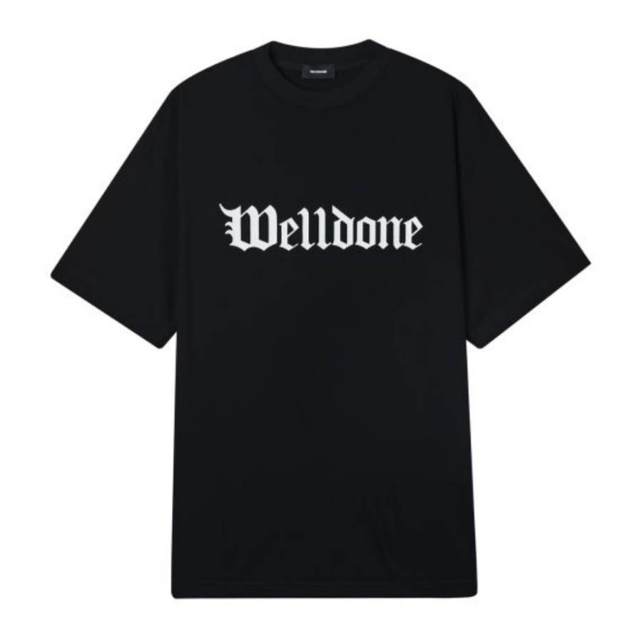 WE11DONE T Shirts Women's Black Crew Neck Moderate