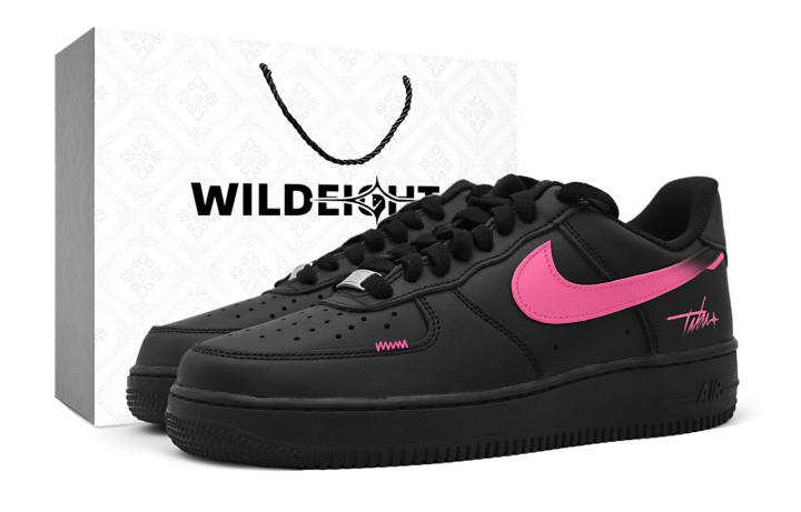 Nike Nike Air Force 1 Dreamy Wild Vision Height Increasing Abrasion Resistant Breathable Low top Skateboard Shoes Unisex