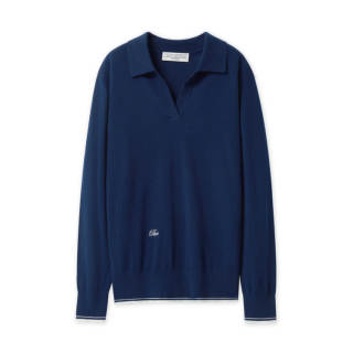 PANE Spring Summer Polo Shirt Women's Navy Blue