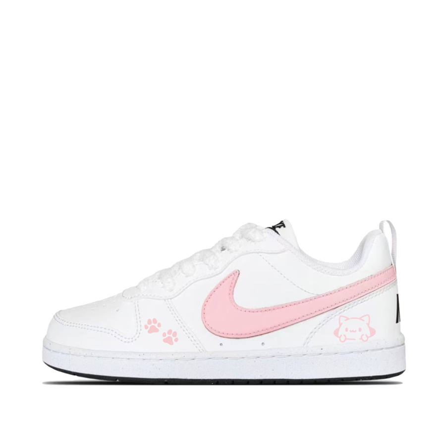 Nike Nike Court Borough Meow Synthetic Leather Slip Resistant, Abrasion Resistant, Breathable Low top
