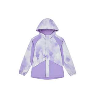 QIAODAN Jacket Thermal Windproof Greaseproof Water Repellent Fleece Lined Loose Fit Woven Sporty Style Long Sleeved