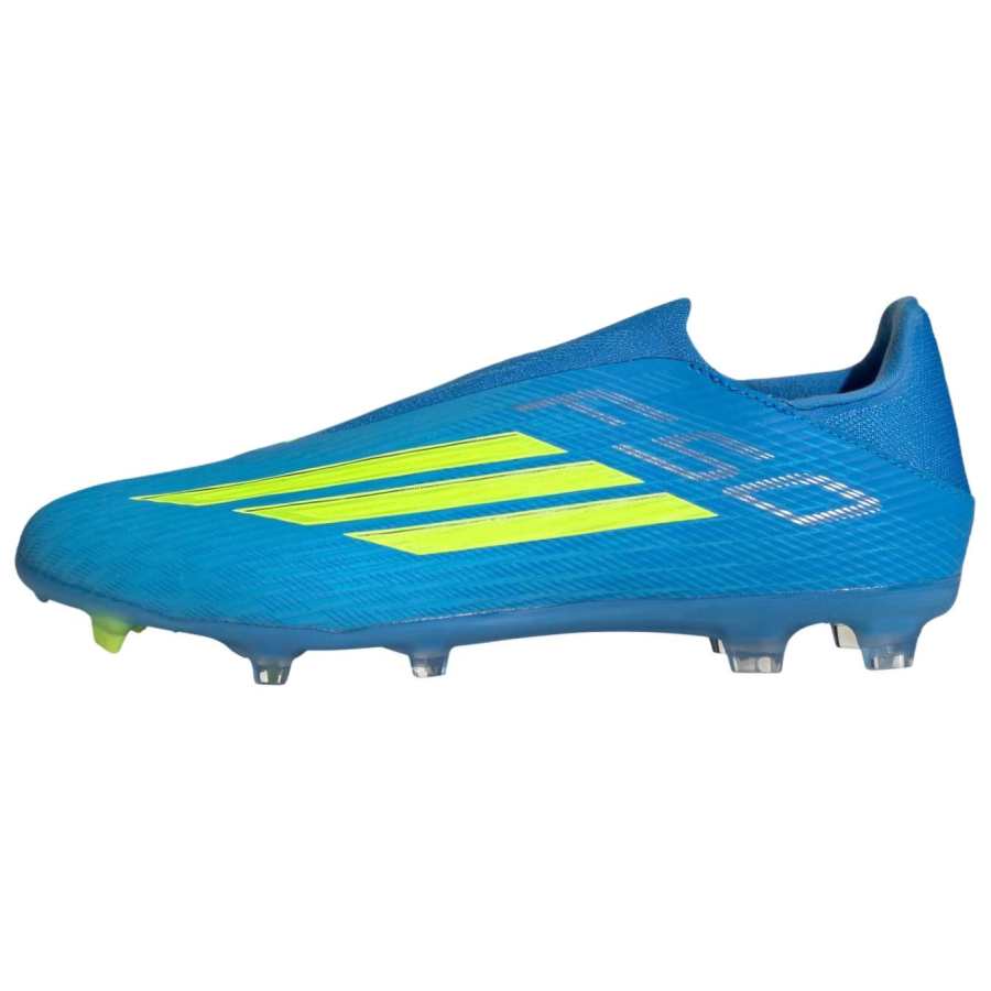 Adidas F50 Adidas League Laceless Fg Mg 'Lucid Ray Blue Team Solar Yellow 2 Lucid Aquamarine'