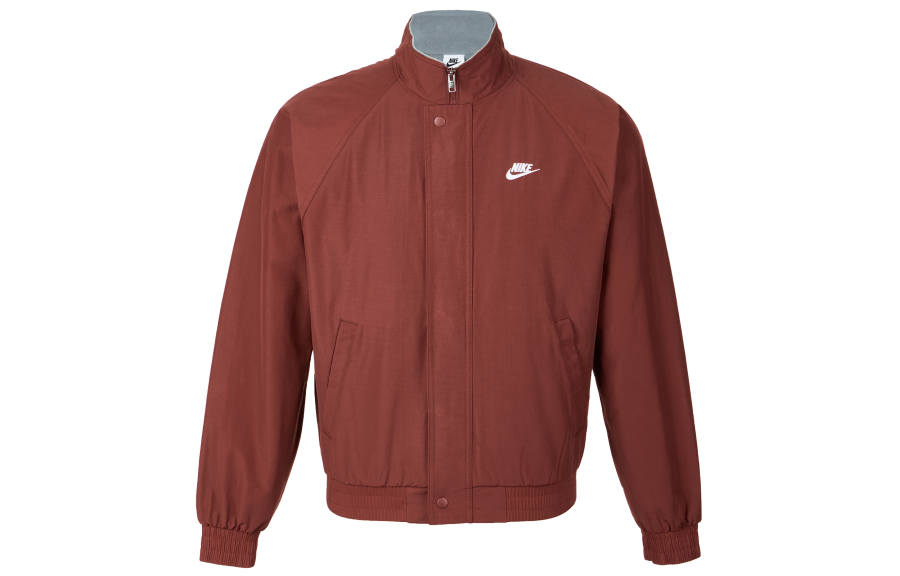 Nike Nike Club Jackets Men's Dark Team Red Stand Collar Fleece Lined Other