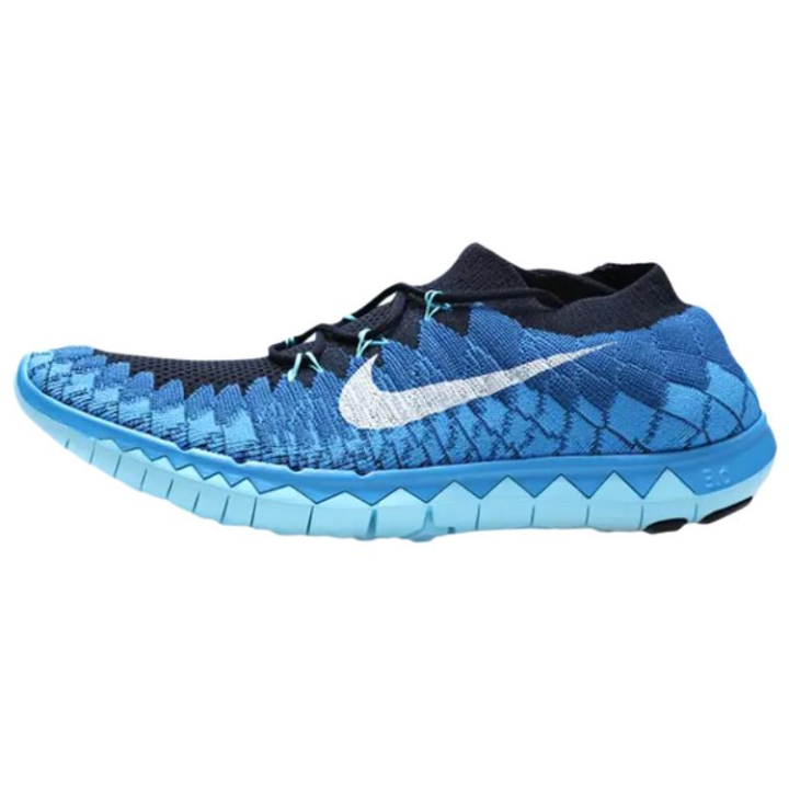 Nike Nike Free Flyknit 3.0 Running Shoes Unisex Blue