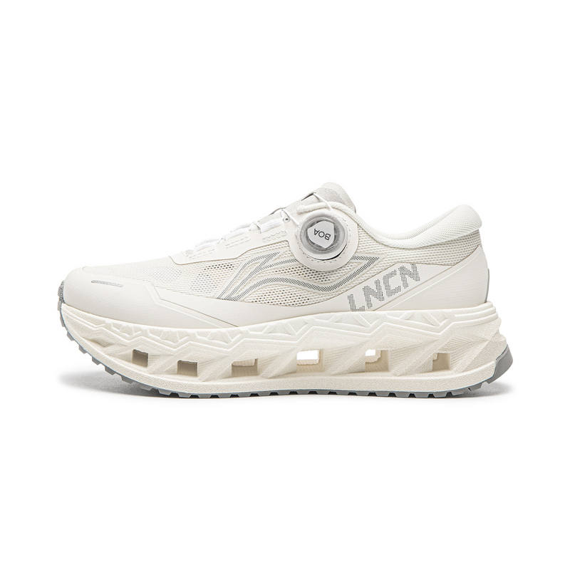 Li-Ning Li Ning Trendy Athletic Shoes Women's Champagne White