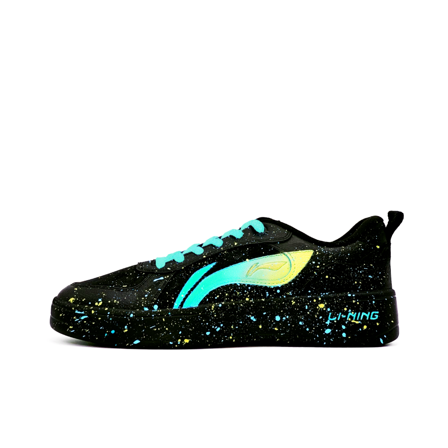 Li-Ning Li Ning Wheat Age Blue Cong Multicolor Height Increasing Abrasion Resistant Breathable Slip Resistant Low top