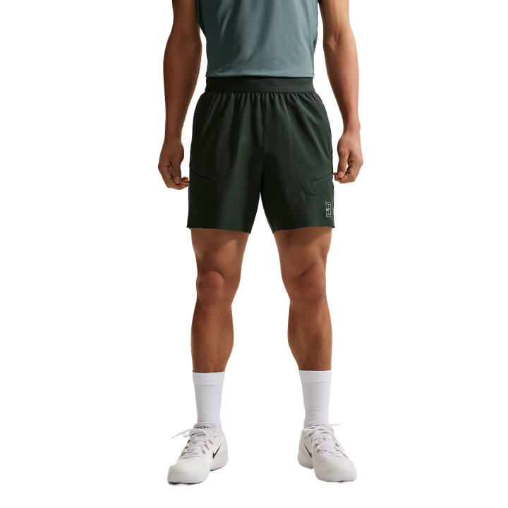 Nike Nike Tennis Bottoms Men's Black Cloud Shirt Green/White Moderate