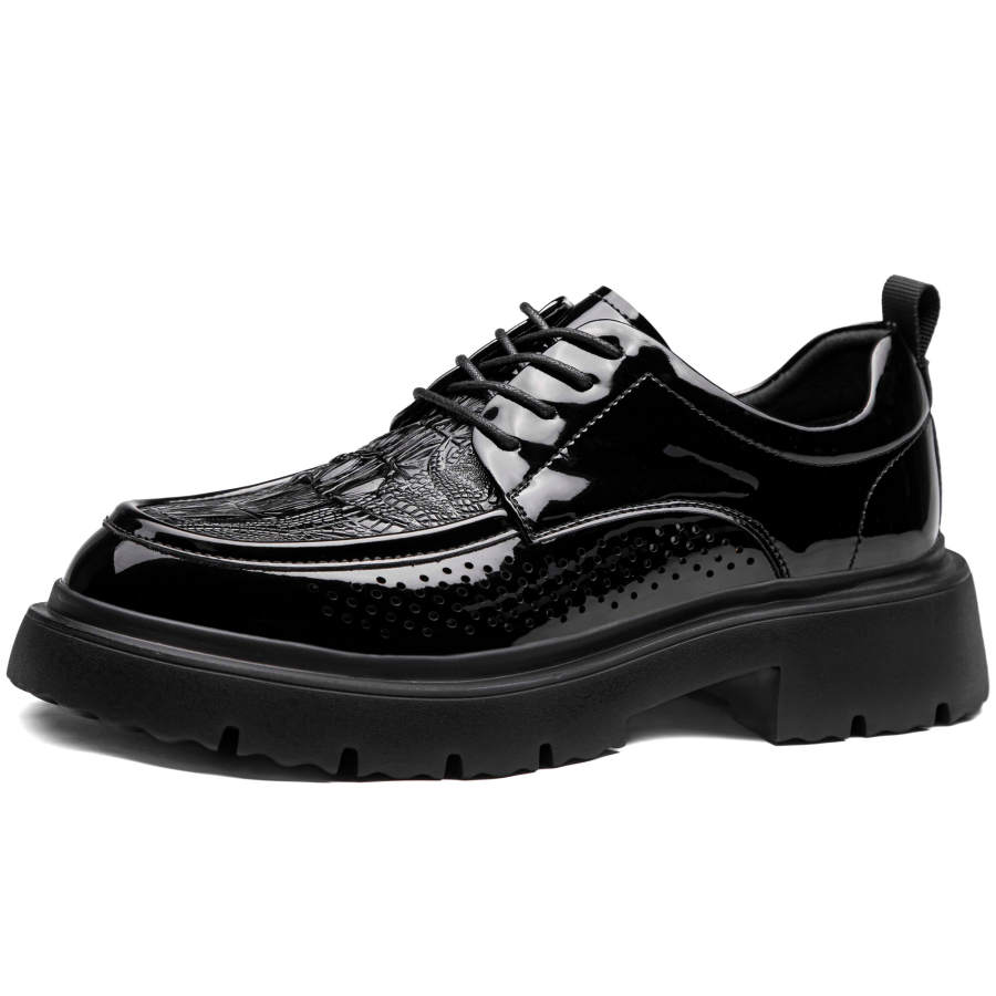 ORP ORP Cow Split Leather Casual Shoes Men's Black