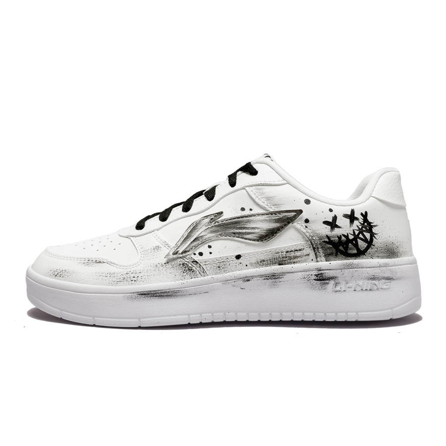 Li-Ning Li Ning January 1.0 Ugly Knife Lightweight Breathable Low top Skateboard Shoes Men's Black