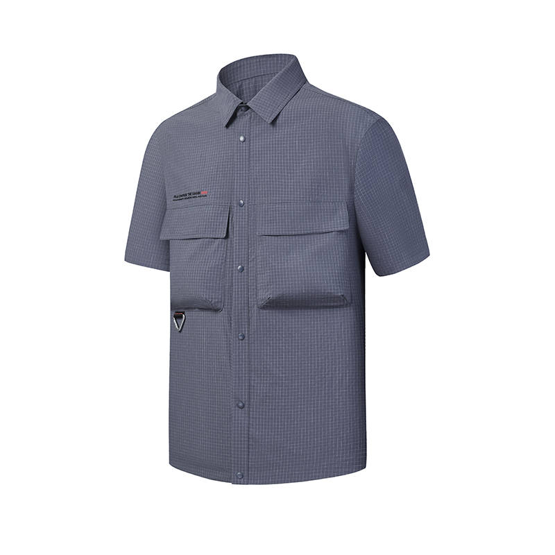 FILA EXPLORE Shirt Men's Ink Rain Gray