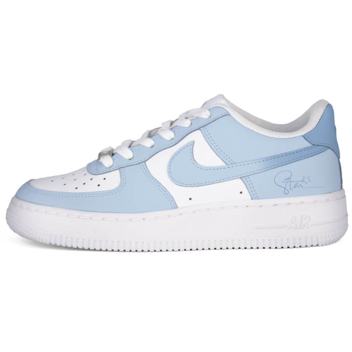 Nike Nike Air Force 1 White Air Force 1, Gradient Minimalist Style Abrasion Resistant Low top Skateboard Shoes Unisex