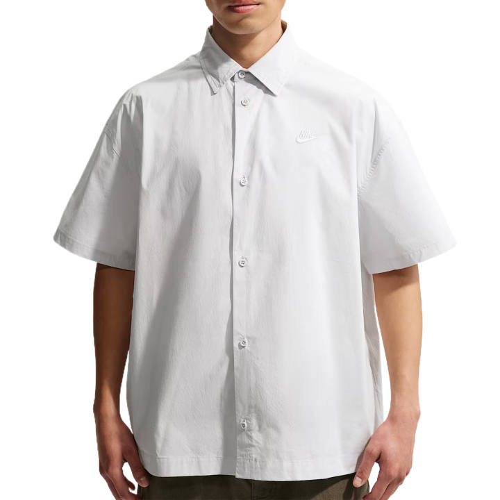 Nike Nike Club Shirts Men's Photon Dust/White Lapel Moderate