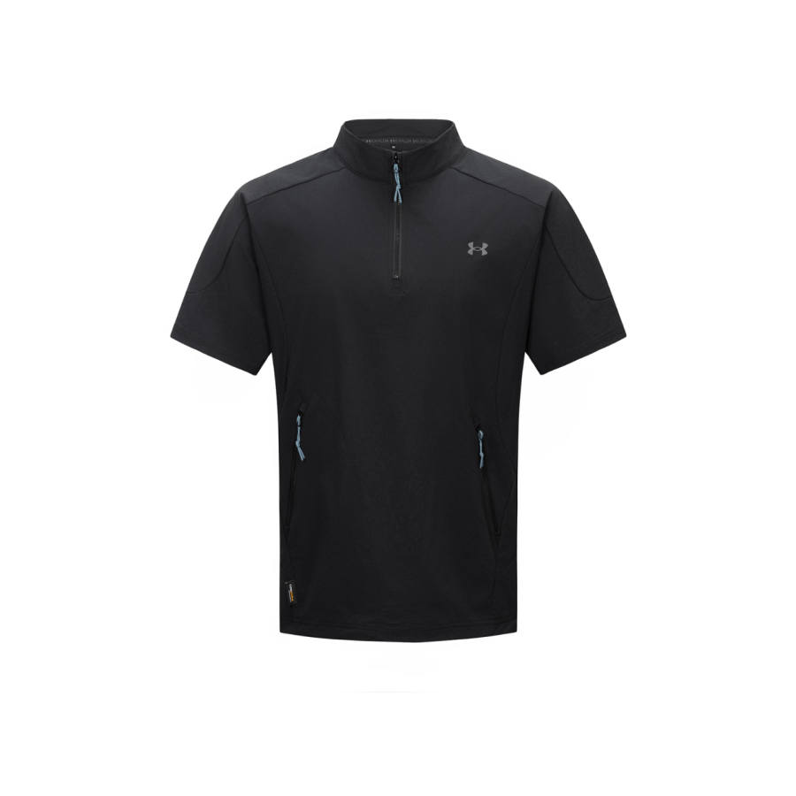 Under Armour T Shirts Men's Stand Collar Thin Straight Fit