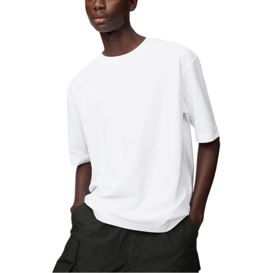 UNIQLO SS26 T Shirts Unisex White Crew Neck Straight Fit