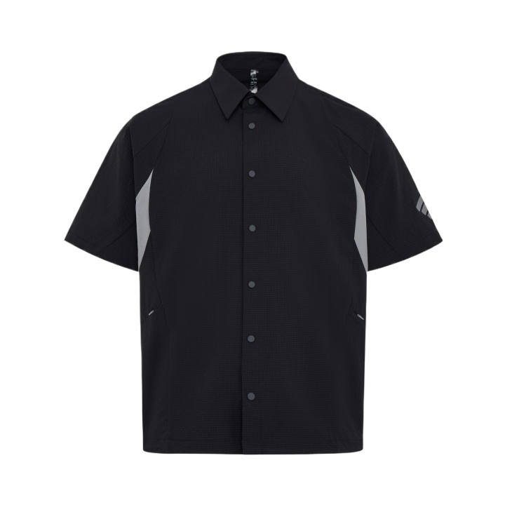 Adidas Adidas Shirts Men's Black Lapel Moderate