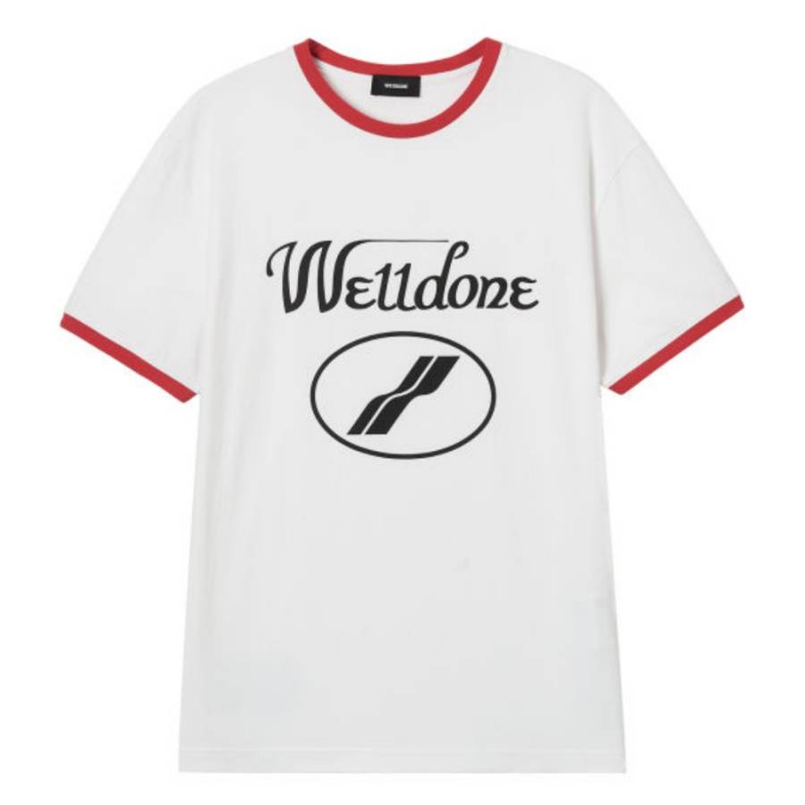 WE11DONE WE11DONE T Shirts Women's White Crew Neck Thin