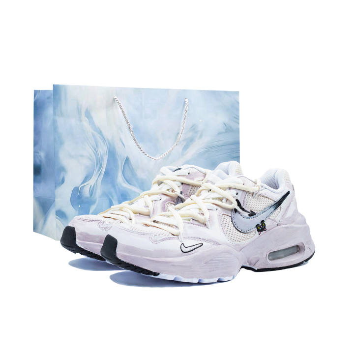 Nike Nike Air Max Fusion Low top Casual City Commuting Running Shoes Unisex White Pink