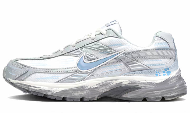 Nike Nike Initiator Leather Slip Resistant Low top Casual Running Shoes Unisex Blue White