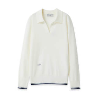 PANE Spring Summer Polo Shirt Women's White