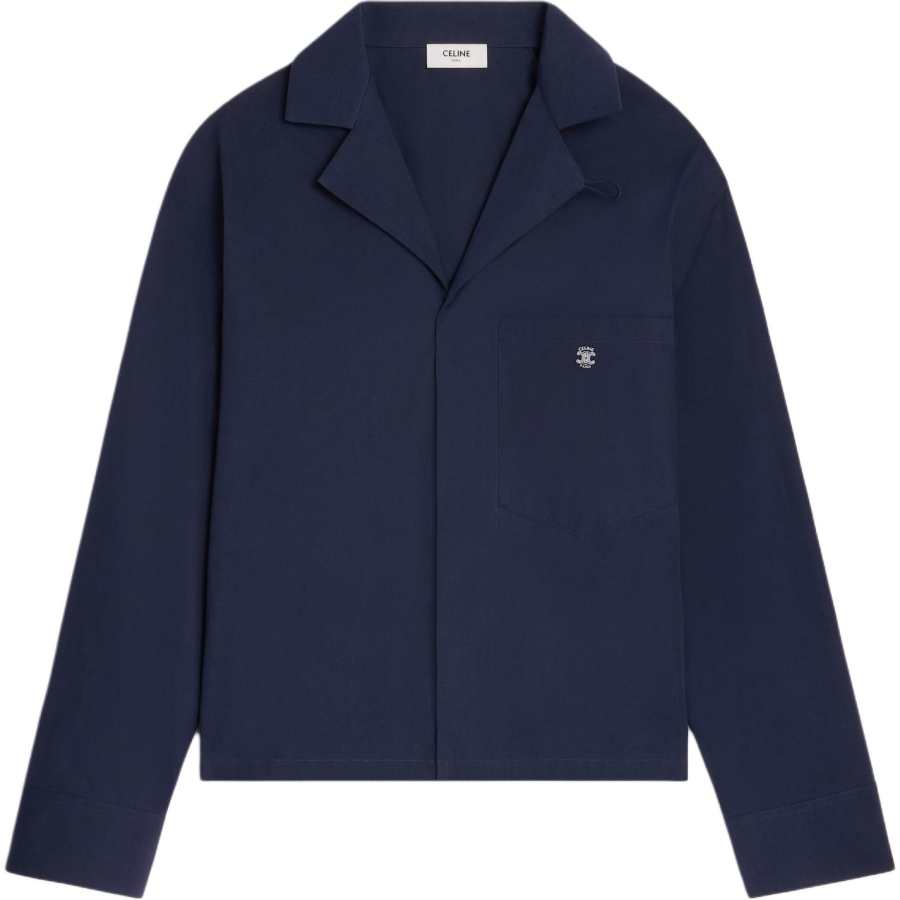 CELINE CELINE Shirts Unisex Marine Blue Moderate
