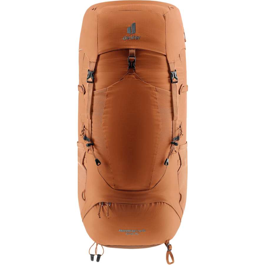 DEUTER 45+10L Outdoor Bags Polyamide Hickory Nuts Mocha Women's