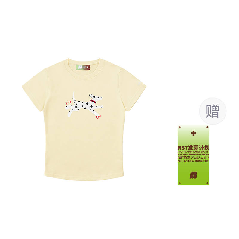 NSTNEW START Set in Sleeve T Shirt Women's
