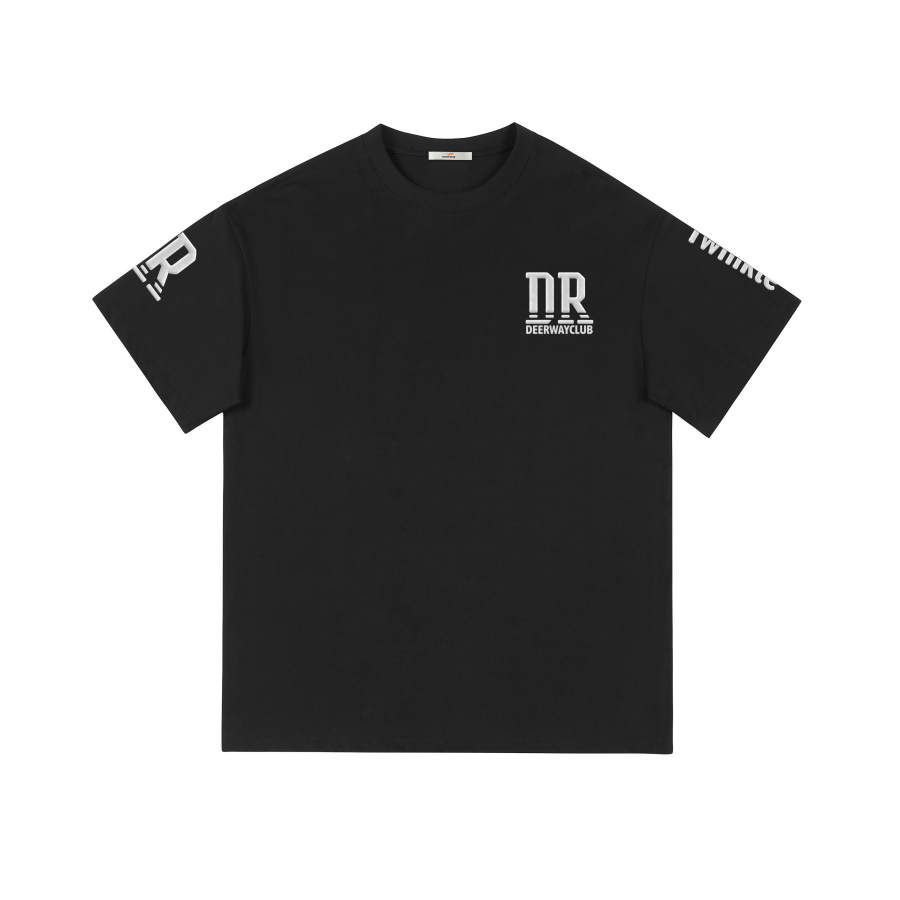DEERWAY T Shirts Unisex Crew Neck Moderate Straight Fit