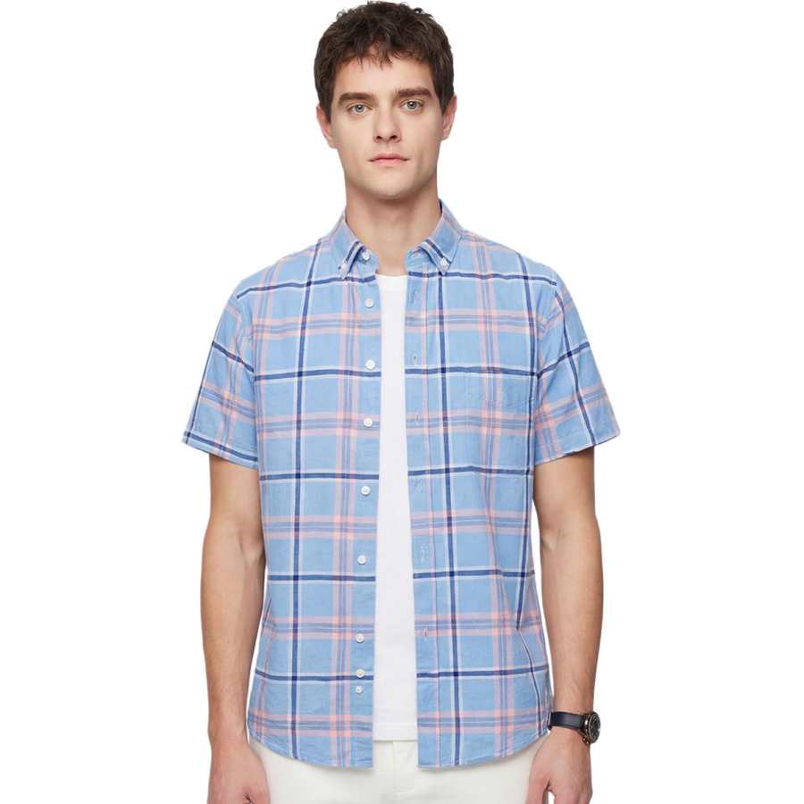 Hodo Shirts Men's Lapel Moderate Workwear