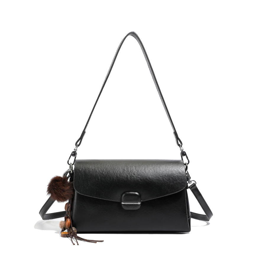 YALU Pu Shoulder Bag Regular Women's Black/Coffee/Brown