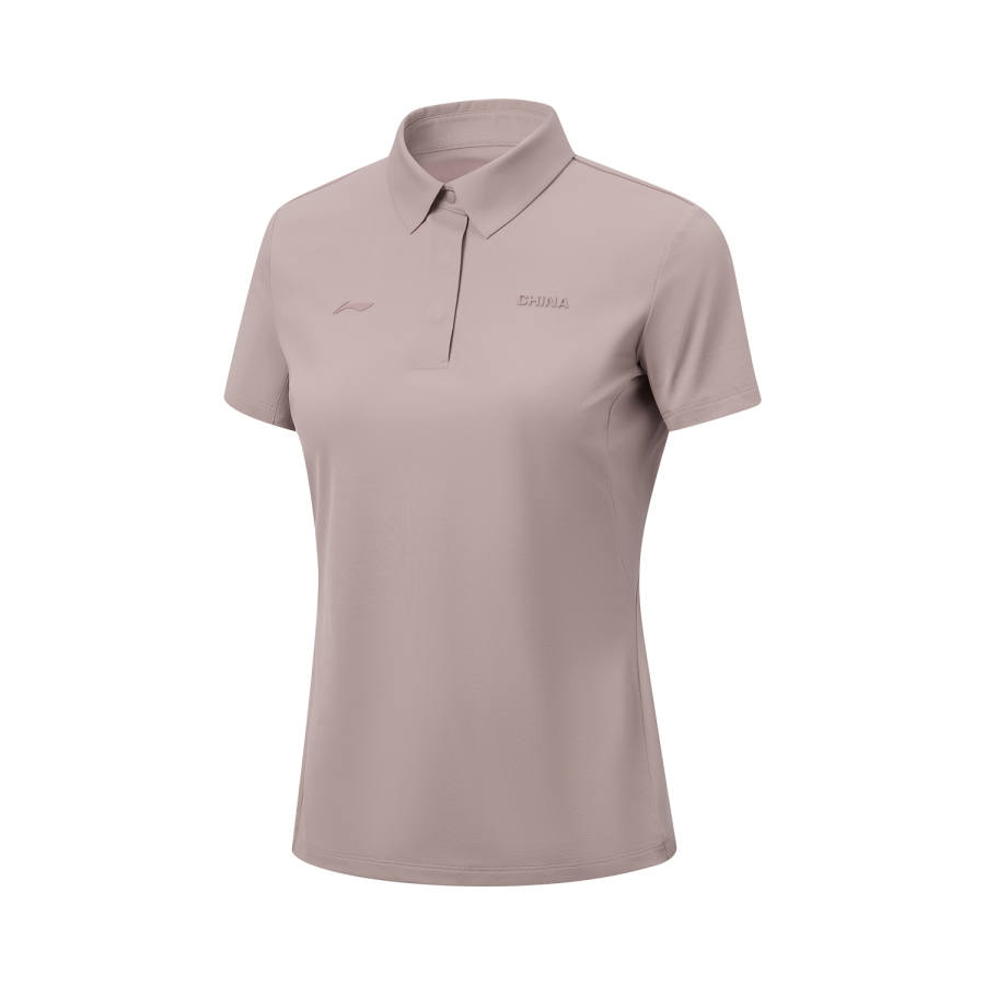 Li-Ning Li Ning Qingmu Polo Shirt Women's Sand Clay Purple
