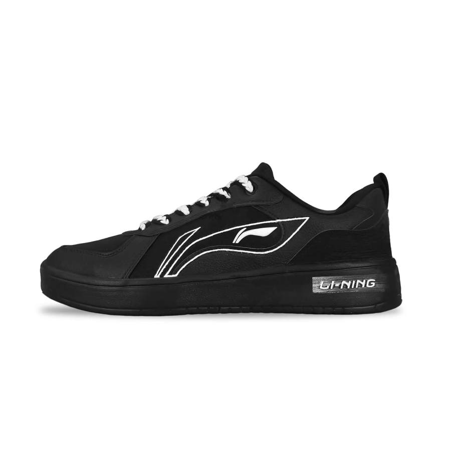 Li-Ning Li Ning Low top Skateboard Shoes Men's Black White