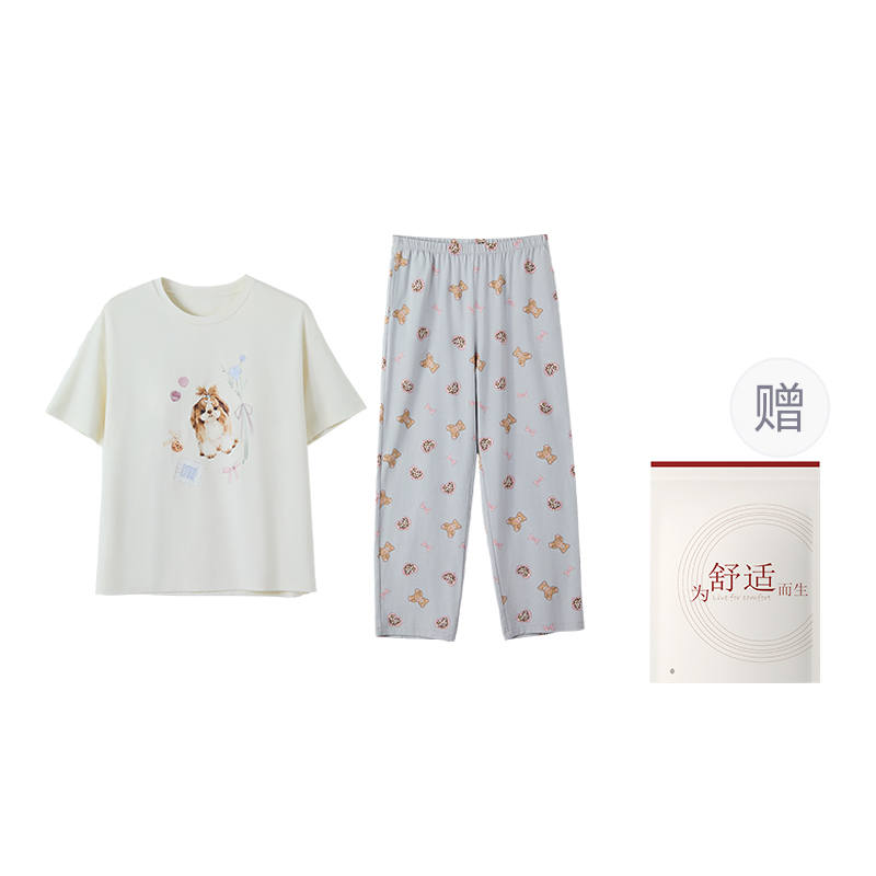 HONGDOUJUJIA Pajama Set Women's