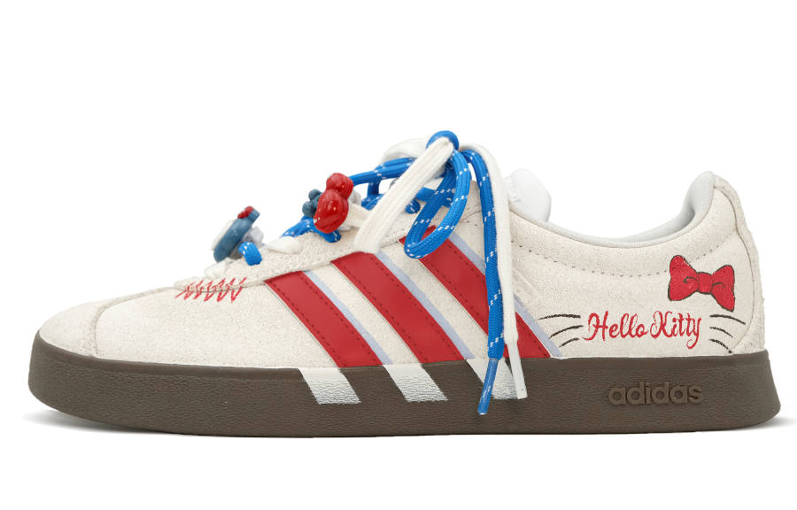Adidas Adidas Vl Court Classic Skateboard Shoes Unisex Pink