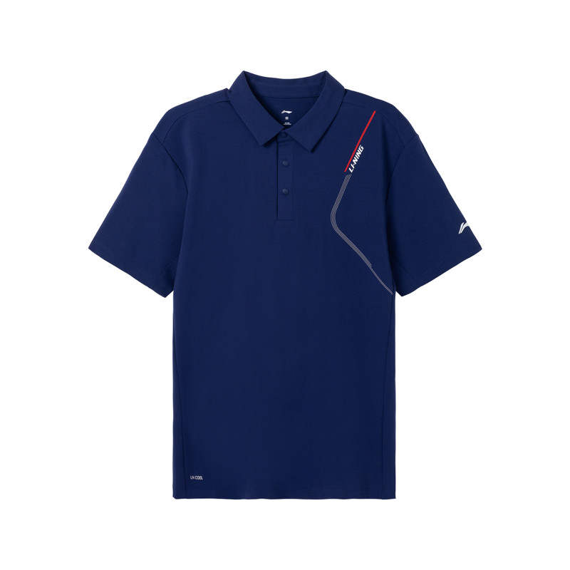 Li-Ning Li Ning Polo Shirt Women's Dark Bowl Blue