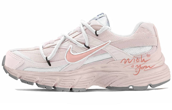 Nike Nike Initiator Leather Slip Resistant Low top Casual Running Shoes Unisex Pink White