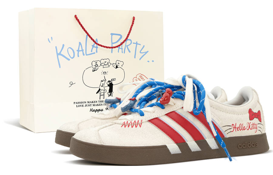 Adidas Adidas Vl Court Classic Skateboard Shoes Unisex Pink