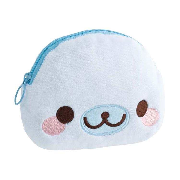 SAN-X SAN X Polyester Coin Purse Unisex White