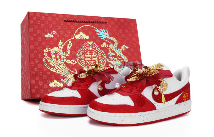 Nike Nike Court Borough Low top Skateboard Shoes Women's True Red