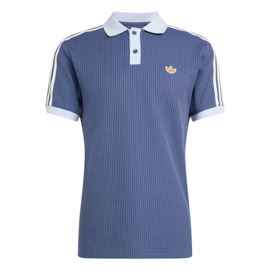 Adidas Originals WAFFLE KNIT Polo Shirt Men's