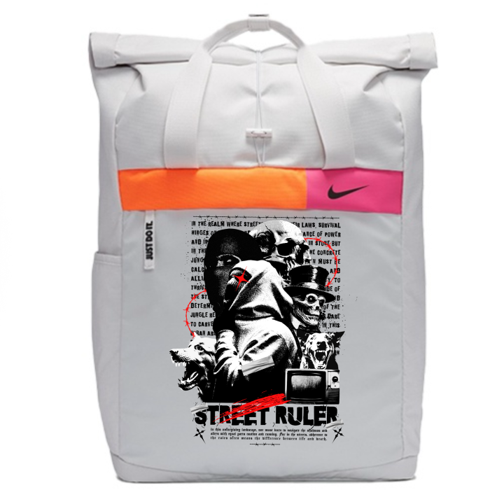 Nike Nike Fabric Backpack Unisex Light Silver Gray