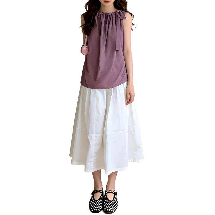 JBBCN Two Piece Skirt Sets Women's Crew Neck Moderate Long