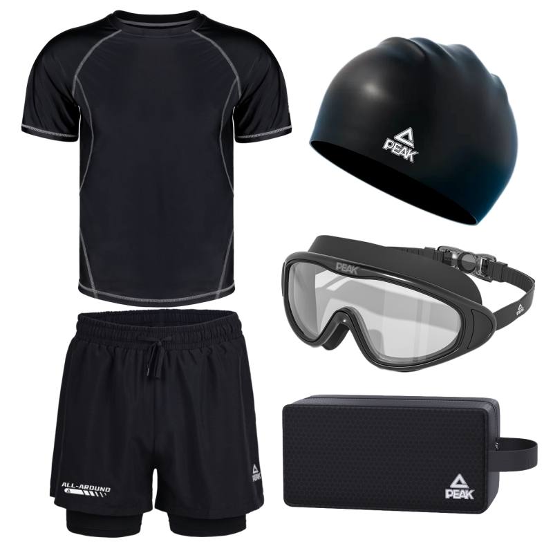 PEAK x SHUILULIANGYONG Swimming Equipment Sets Men's Black