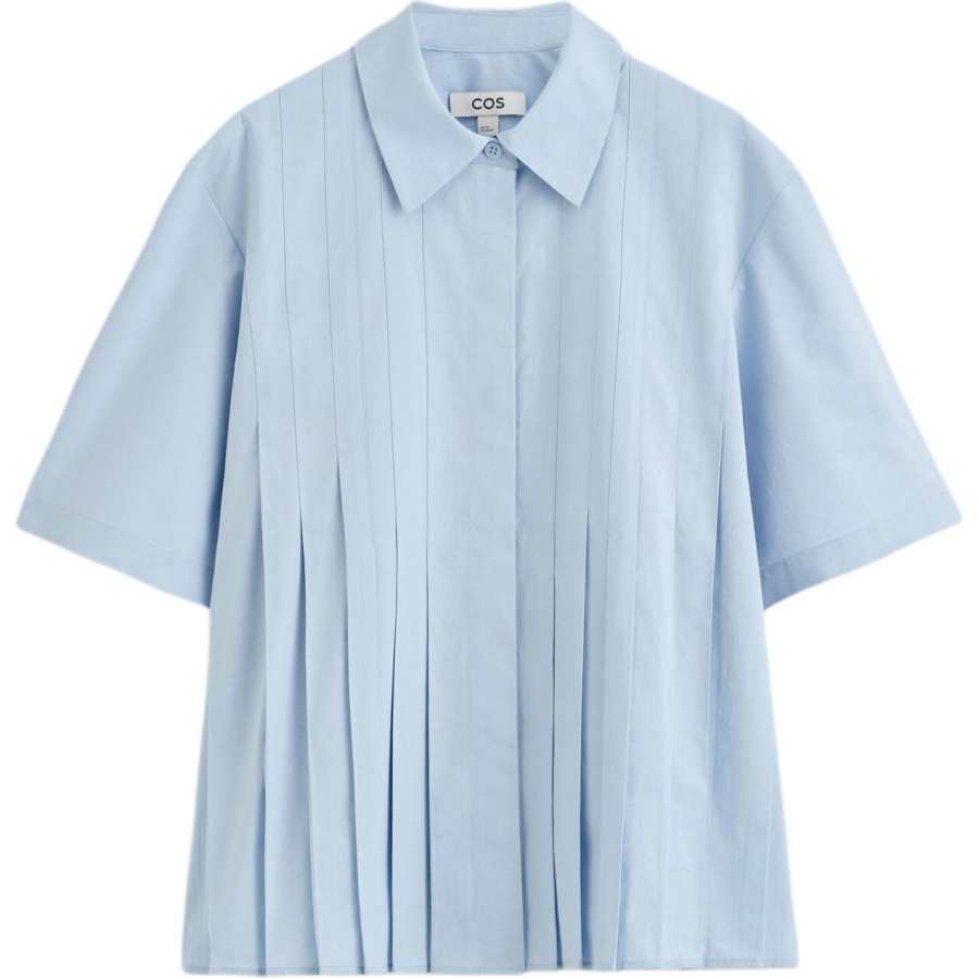 COS Shirts Women's Blue Lapel Moderate